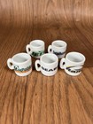 Nfl Football Teams Mini Ceramic Coffee Mugs Team Logo Cups-lot Of 5 Vintage 90s