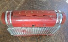 Vintage Deco Zenith Model L401 R Am Battery Operated Portable Radio For Parts 
