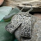 New Solid Sterling Silver Celtic Birds Earrings Irish Scottish Pagan Ireland 925