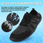 Riemot Water Shoes Men Women Barefoot Swim Diving Surf Aqua Sport Vacation