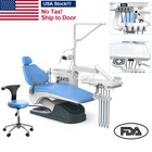Sill  n De Unidad Dental Con Control Computarizado Motor Dc Y Cuero Pu Taburete
