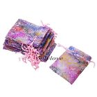 25 50 100 Sheer Coralline Organza Jewelry Pouch Wedding Party Favor Gift Bags