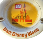 Vintage Disney Parks Walt Disney World Castle Ashtray Trinket Tray  never Used 