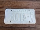 1963 Kansas License Plate H v 4106 Collector Man Cave Garage