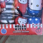 Hello Kitty Christmas Crackers Set Of 3 Surprise Crew Socks Women Shoe Size 4-10
