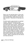 K4 Ho 1 87 Scale Decals Police Car Markings Gold  Silver Black And White