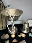 Junk Drawer Lot Silver Plated Goblet  Apple Watch untested  Jewelry  Knife Etc
