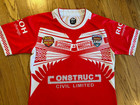 Tonga National Rugby Jersey Shirt League Invitational Kau To   a Mate Maa Medium