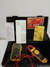 Nearly New Fluke 112 True Rms Multimeter   Model 322 Clamp Meter Bundle  Manuals