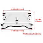 Upgraded 2-in-1 Flip Windshield Scratch Resistant For Honda Pioneer 700 14-26