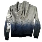 Abercrombie Kids Ombre Zip-up Hoodie Speckled Design Gray Navy 13 14 Preppy Y2k