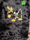 Disney Parks 2025 Halloween Pluto Skeleton Tie Dye Shirt Medium Glow In The Dark