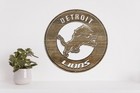 Detroit Lions Badge Laser Cut Vector Files Dxf  Svg  Eps  Ai  Pdf  Png