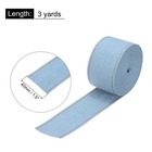 1 6 Inch Denim Fabric Ribbons  3 Yards Denim Bow Jean Ribbon  Sky Blue 40mm