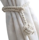 4 Pack Curtain Tiebacks - Heavy Duty Curtain Rope Tieback  Handmade Rural Dec   