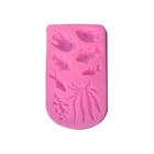 Silicone Fondant Cake Decorating Mold Fish Coral Seaweed Cake Chocolate Tool Diy