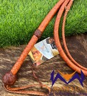 Tan Goat Leather Bullwhip  Indiana Jones Kingdom Of The Crystal Skull Style