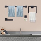 4 Pcs Bathroom Hardware Set Bath Accessories Kit Towel Bar Toilet Paper Holder