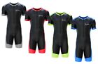 Men Triathlon Trisuit Cycling Running Swimming Jumpsuit Tri Skinsuit Foam Padded