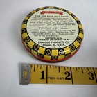 Vintage Lucky Brown Pressing Oil Round Tin Hair Advertising Metal Fd16