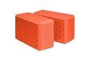 Aviva Yoga 9x6x4 Yoga Block Set - 2 High Density Eva Foam Blocks