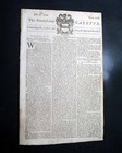 Rare Very Famous Benjamin Franklin Pennsylvania Gazette July 26  1750 Newspaper