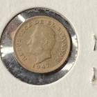1947 El Salvador Centavo Bronze Coin Free Shipping