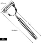 Stainless Steel Vegetable Peeler  2-in-1 Multi-function Design various Fruits An