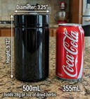 Smell Proof Container  500ml  For Herbs  Spices  Coffee  Teas   More - Plus X2