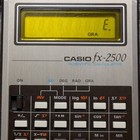 Vintage Casio Fx-2500 Scientific Calculator 1970s Retro Electronics Tested Works