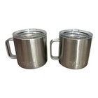 2 Yeti Capgemini Branded Cup Rambler Mug 14 Oz Insulated Stainless Steel W  Lid