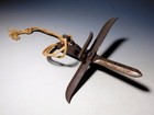 Rare Marohoshi Karakuri Jitte Anki Japanese Blacksmith Ninja Martial Tool