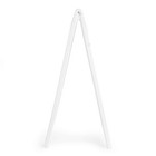 Plasticade Signicade Portable Folding Sidewalk Double Sided Sign Stand  White