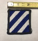 Vietnam War Era Us Army 3rd Infantry Division Patch Worn