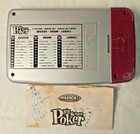 Vintage 1995 Radica Big Screen Poker Handheld Electronic Game 2 Player Tested