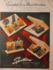 1947 Original Esquire Art Ads Hat Research Foundation Sportsman Grooming