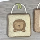 Set 2 Cocalo Baby Plush Wall Decor Lion Giraffe Nursery 11    Square Jungle Theme