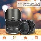 Meike 85mm F1 8 Auto Focus Full Frame Lens For Canon Ef Mount Dslr Camera 600d