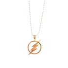 The Flash Necklace Boy s Stainless Steel Superhero Dc Comics Pendant   20  Chain