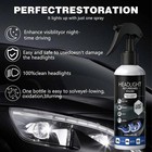 Qifor Automotive Headlight Restoration Kit oxidized And Yellowed Automotive Head
