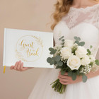 Wedding Guest Book  10 X 8       Sign In Book With 2 Pens  Polaroid Guest Book With