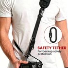 Rapid Camera Neck Strap With Quick Release Shoulder Strap  Black