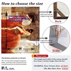 Vintage Santa In Sleigh With Reindeer Canvas Art Framed Classic Christmas Winter