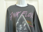  pink Floyd Sz Large Dark Side Of The Moon Over-sized Cropped Sweatshirt 