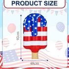 4 Pcs 36 Inch 4th Of July Inflatable Ice Cream 250th Blue And White  Red