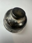 Vtg Art Deco Mini Cocktail Shaker Set With 6 Forks Cherry Silver Plate Lid Mcm