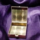 1940s Vintage Brass Vintage 1940s Pill Box Mint Condition Hinged Lid
