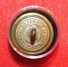 Beautiful Civil War Mass  State Militia Coat Button-early Back
