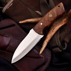 Fixed Blade Hunting Tracker Knife  Stainless Steel Blade Bushcraft Knife Sheath