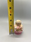 Vintage Russian Wood Nesting Dolls 5 Piece Set Signed All Painted Different
